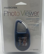 Memorex Photo Viewer 2 MB Digital 1.5 Display Carabiner MDFO151 Blue Brand New