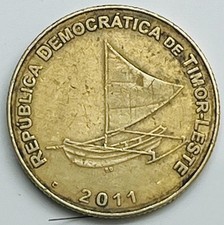 2011 East Timor 25 Centavos KM# 4 Circulated Condition