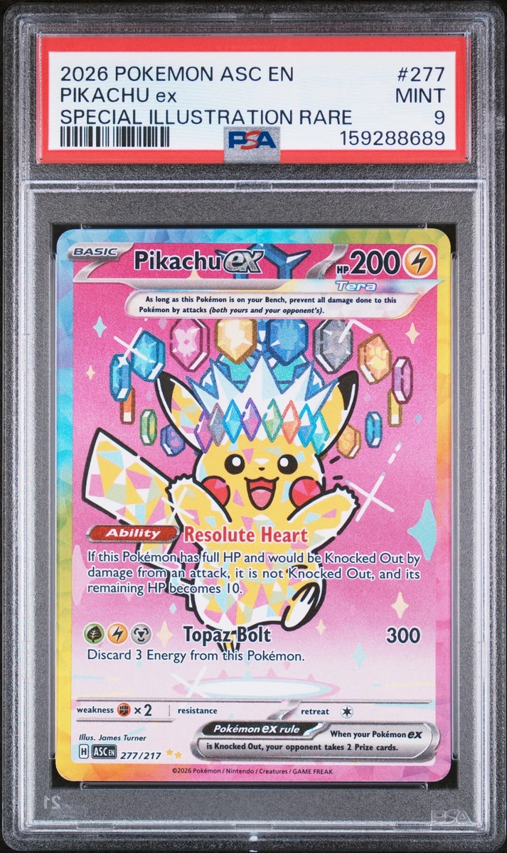 Pikachu on the Ball グレード9 ace鑑定品 ポケカ Pikachu Pokémon TCG Professional Sports Authenticator (PSA) Grade