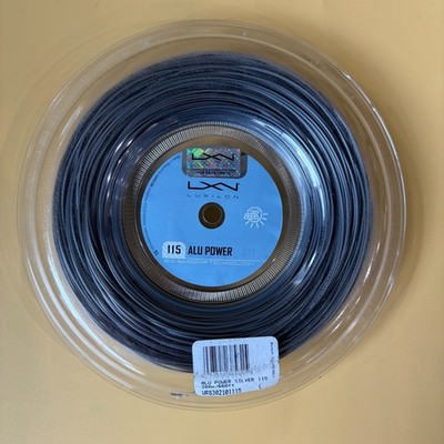 LUXILON LXN ALU Power 1.15mm 200m Tennis String Racquet Racket String Silver NWT