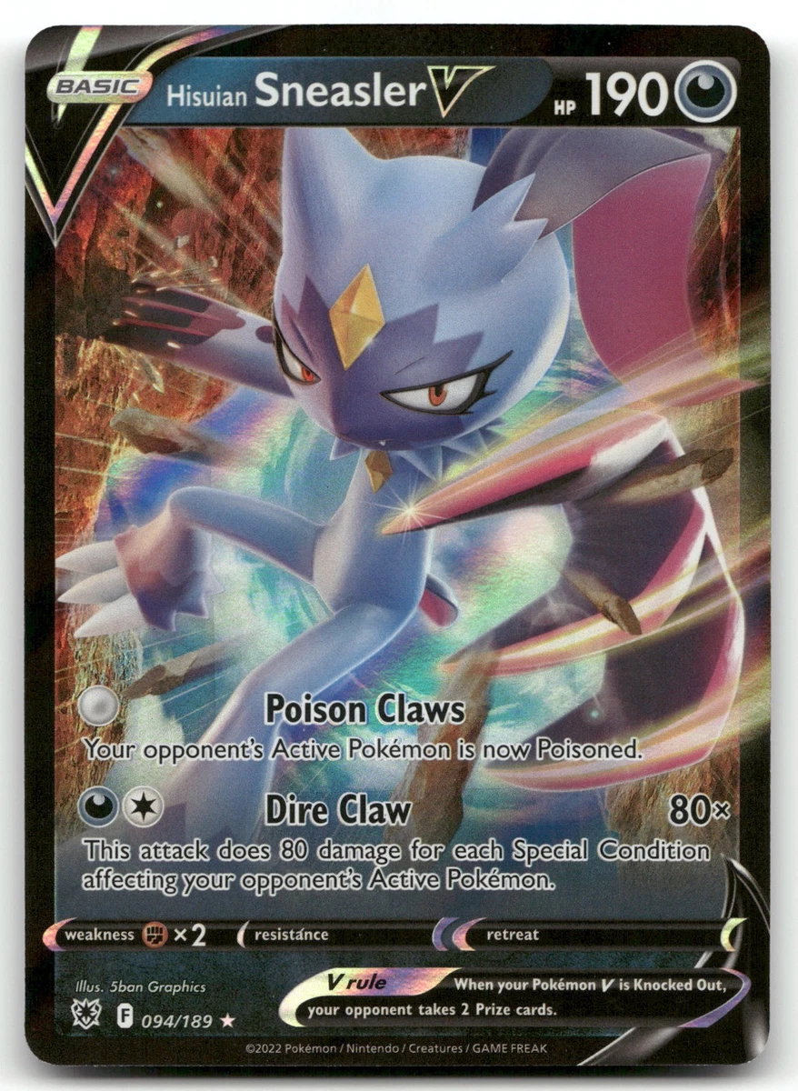 Hisuian Sneasler V Pokémon TCG Cards for sale | eBay