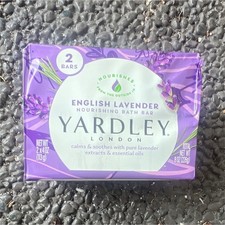 Yardley London English Lavender Nourishing Bath Bar Soap 2 Bars 8 oz Women Men