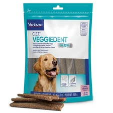 Virbac CET Veggiedent FR3SH Tartar Control Chews for Large Dogs 66+ lbs