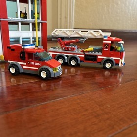 Lego City Fire Station 60004, Complete With Instructions, Used