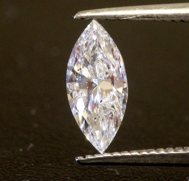 .70ct marquise loose diamond GIA Certified I2 E 9.46 X 4.25 X 2.88 MM vintage