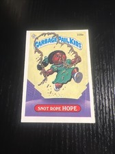 1987 -Garbage Pail Kids -Series 9 -Snot Rope Hope-#339a