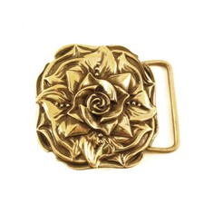 Belt buckle Rose ; Ornamental belt buckle; Belt buckle for a women;