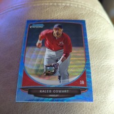 Kaleb Cowart 2013 Bowman Chrome Draft Top Prospects Blue Wave Refractors #TP19 