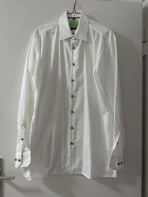 Slim Fit Herren Hemd Größe 40 weiß