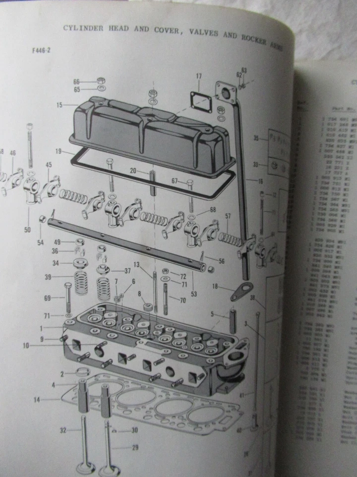 1961 Massey Ferguson MF90 MF 90 Super Tractor Parts Book Catalog Manual - Image 4 of 4