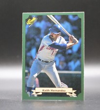 1987 Classic Green KEITH HERNANDEZ Card #4 New York Mets Baseball