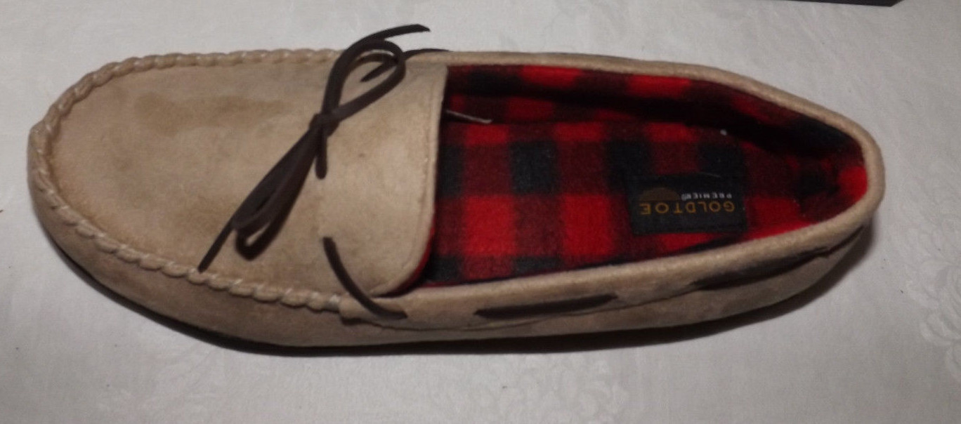 PANTOFOLA D’ORO PANTOFOLE MOCASSINO GOLD GOL da uomo nuove con scatola X LARGE (13) PREZZO AL PUBBLICO CONSIGLIATO: $38 00