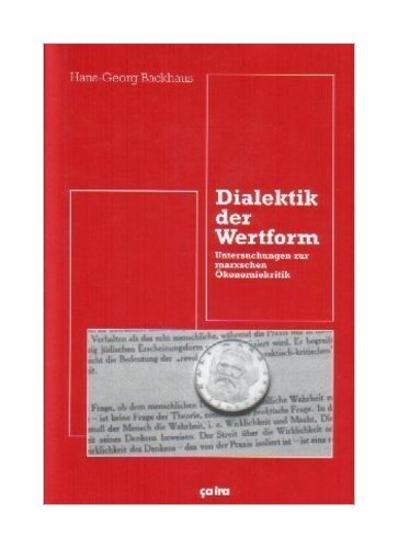 Thumbnail - Dialektik Der Wertform Von Hans-georg Backhaus