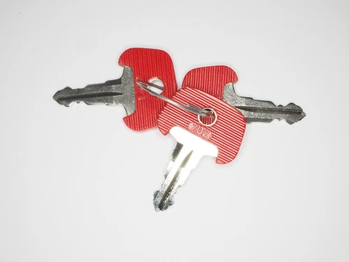 3x KEY JUNGHEINRICH 702 RED ELECTRIC FORKLIFT IGNITION KEY 702 MIC KOMATSU
