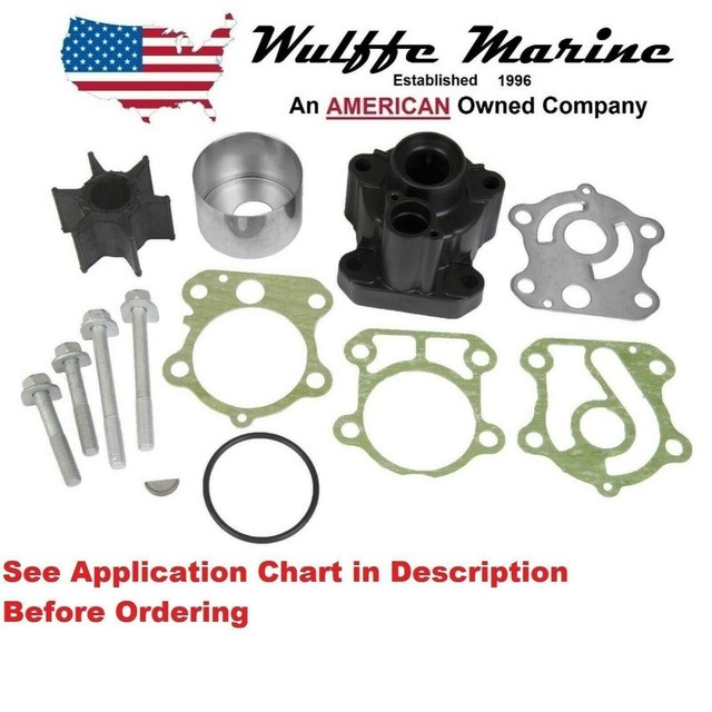 Water Pump Impeller Kit for Yamaha 75 80 90 100 hp replaces 183409 67F