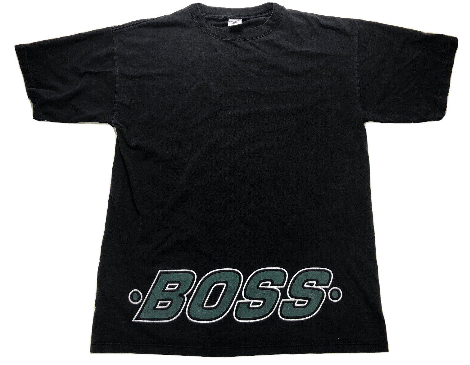 Vintage Boss Big Logo T-Shirt size 2XL 90s Hugo Boss … - Gem