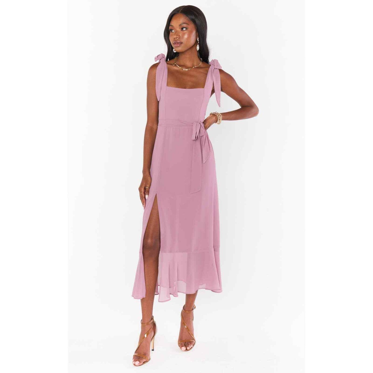 show me your mumu claire midi dress Claire Midi Dress, in Copper Luxe Satin | Show Me Your Mumu