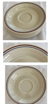 VINTAGE Corelle Saucers ABUNDANCE 6-Piece Set EXCELLENT