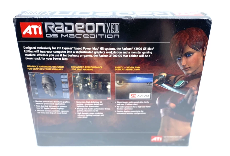 Apple G5 Mac Edition ATI Radeon x1900 PCIe Video Graphics Card In Retail Box NEW - Image 2 of 2