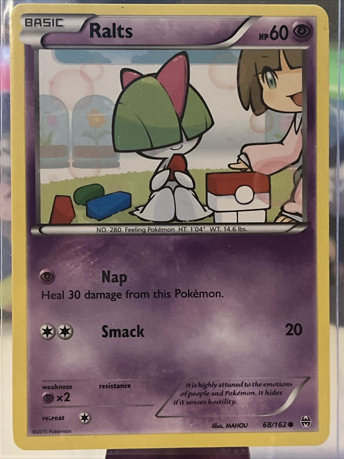 Pokémon TCG Ralts Breakthrough 68/162 Regular Common LP