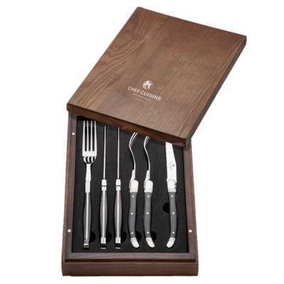 Sabatier International Brasserie 6er Steak-Besteck Set !