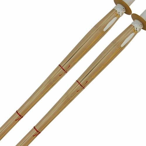 Pair of Kendo Shinai Bamboo Katana Practice Training Sword Sparing Japanese - Picture 4 of 4