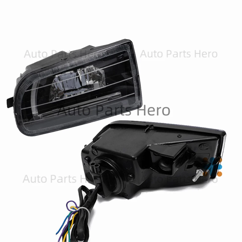 Par de montaje de faros antiniebla LED negros para Toyota Corolla AE101 AE100 1993-1997 Foto 4 de 4
