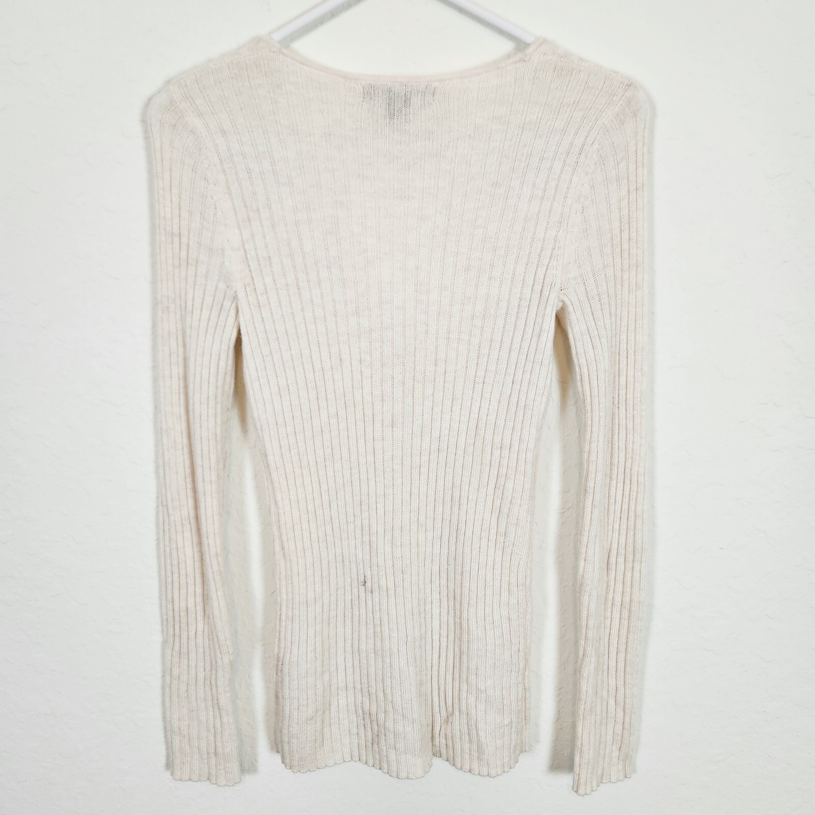 Something Navy Wool Blend Button Front Cardigan N… - image 2