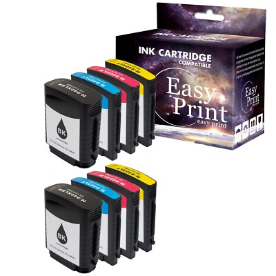 8PK 940 XL 940XL Ink Cartridge for Officejet Pro 8500 8000 8500A Printer