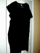 NWT~TRADES OF HOPE~BLACK~100%COTTON~EMPITE WAIST~POCKETS~ENDLESS DRESS size L/XL