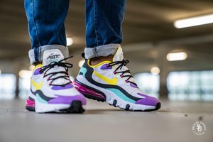air max 270 react trainers white dynamic yellow black