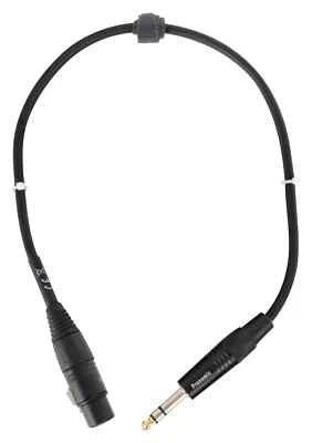 PRONOMIC Profi DJ PA Audio Kabel 0,5m symmetrisch Stereo XLR female auf 6,3mm Klinke symm