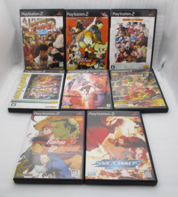 PS2 Hyper Street Fighter II 3rd EX3 Capcom Vs. SNK Fighting Jam SVC 8Games Japan