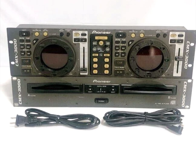 Pioneer CMX-3000 Dual Twin CD DeckProfessional DJ CDJ Player CMX3000