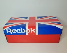 Vintage Empty Reebok Shoe Box For Women UK flag United Kingdon Union Jack