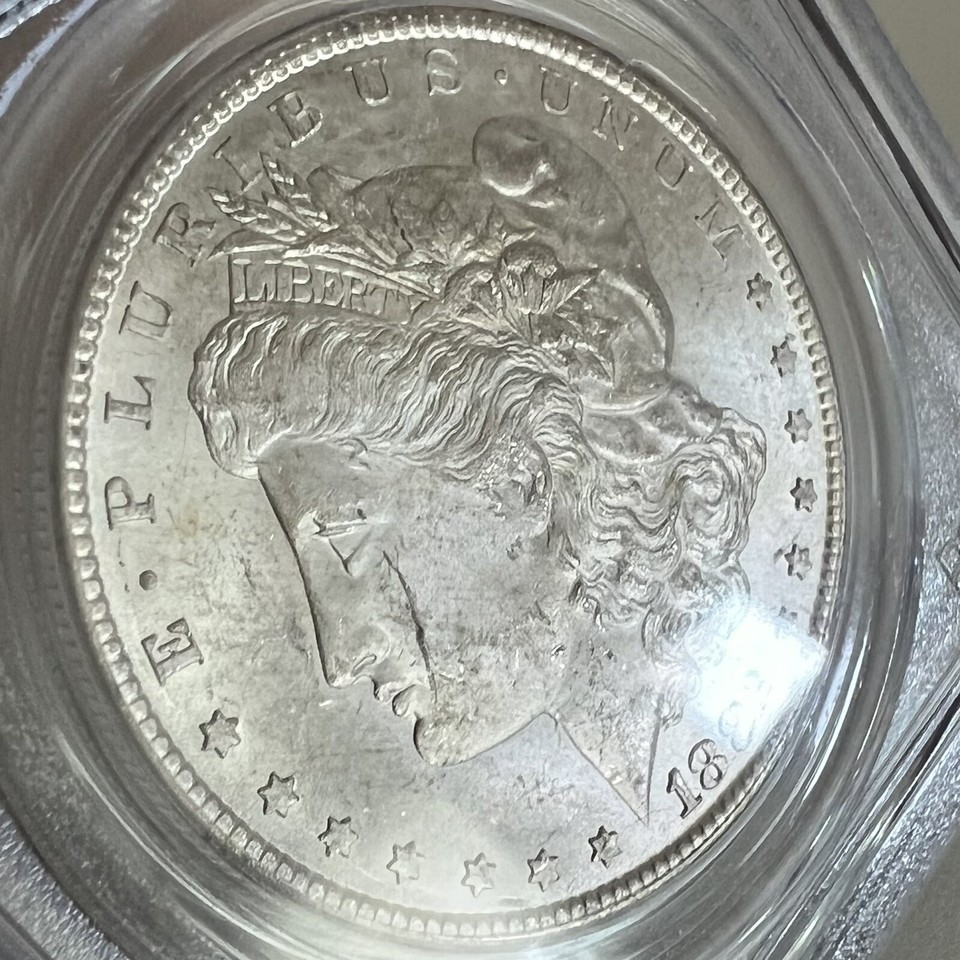 GSA LABEL 1882-CC Morgan Silver Dollar MS61 PCGS | eBay