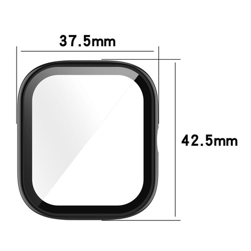 Shell Tempered Glass Case+Film Screen Protector PC For Amazfit GTS 2 Mini - Zdjęcie 7 z 17