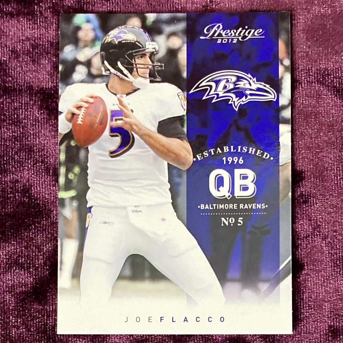 Joe Flacco 2012 Panini Prestige 18 MINT Ravens Jersey Delaware