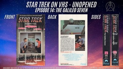 Star Trek VHS (unopened) 14 The Galileo Seven