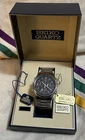 Rare Seiko 7A28-702A Chronograph Black  Dial Bond Vtg