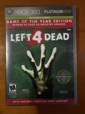 Left 4 Dead 2008 Xbox 360 Complete in Box with Manual and Case