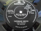 The Beatles - "Paperback Writer / Rain" - PARLOPHONE 7" Single