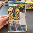 1993 HASBRO GI JOE MACE v1 BATTLE CORPS FIGURE FULL UNCUT FILE CARD w/ BUBBLE