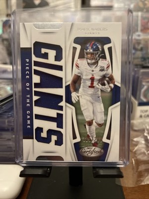 Panini Certified 2025 Piece of the Game Malik Nabers Giants POG-MNS /299 MEM