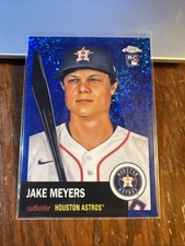 Jake Meyers 2022 Topps Chrome Platinum Anniversary Blue Mini Diamond #263 /199
