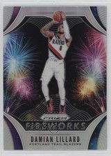 2019-20 Panini Prizm Fireworks Silver Prizm Damian Lillard #11 14t3