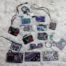 VERA BRADLEY Coin Purse Set HUGE Lot Of 17  Checkbook Bag Small Purse Some New 