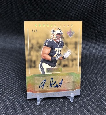2016 Donruss Andrus Peat SIGNATURE SERIES AUTO /5 GOLD COLOR MATCH SSP #86 (5/5)