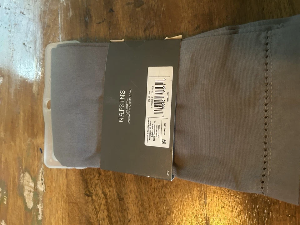 Napkins 4 Gray NWT - Image 2 of 2