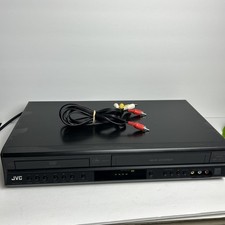 JVC DVD VCR Combo HR-XVC11B VHS DVD Recorder Hi-Fi Stereo Front AV Works Perfect